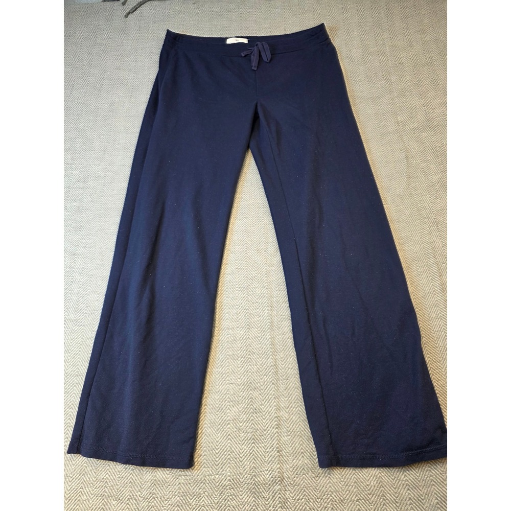 Karen Neuburger Lounge Pajama Pants Women's 34W Blue Drawstring Waist Outdoor